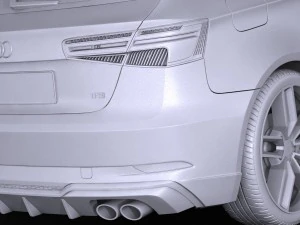 Audi S3 2017 3-door 3D Model