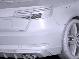 Audi S3 2017 5-door 3D Model