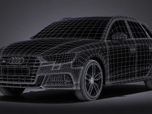 Audi S3 2017 5-door 3D Model