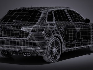 Audi S3 2017 5-door 3Dモデル