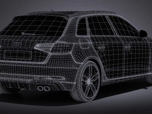 Audi S3 2017 5-door 3D Model