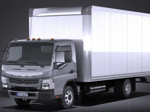 Mitsubishi Fuso Box 2016 Model 3D