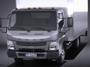 Mitsubishi Fuso Box 2016 Model 3D