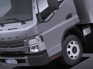 Mitsubishi Fuso Box 2016 Model 3D