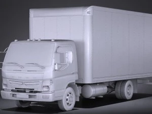 Mitsubishi Fuso Box 2016 3D Model