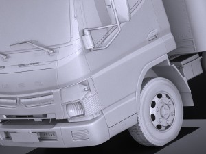 Mitsubishi Fuso Box 2016 Model 3D