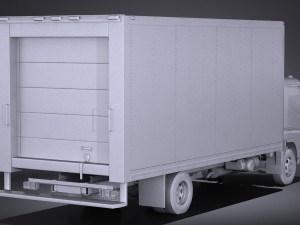 Mitsubishi Fuso Box 2016 Model 3D