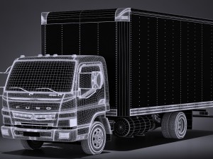 Mitsubishi Fuso Box 2016 Model 3D