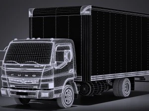 Mitsubishi Fuso Box 2016 3D Model