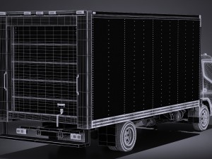 Mitsubishi Fuso Box 2016 Model 3D