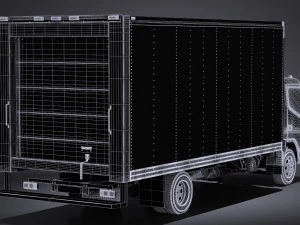 Mitsubishi Fuso Box 2016 3D Model