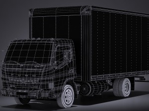 Mitsubishi Fuso Box 2016 Model 3D