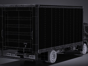 Mitsubishi Fuso Box 2016 Model 3D