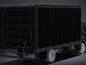 Mitsubishi Fuso Box 2016 3D Model