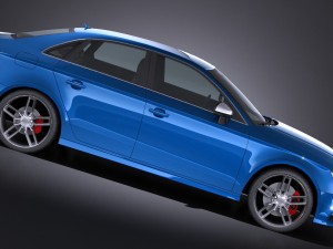 Audi S3 2017 Sedan 3D मॉडल