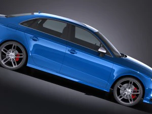 Audi S3 2017 Sedan 3D Model
