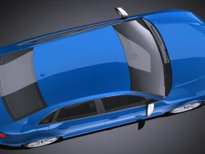 Audi S3 2017 Sedan 3D Model