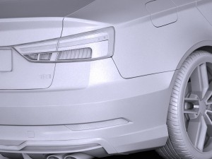 Audi S3 2017 Sedan 3D मॉडल