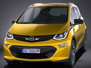 Opel Ampera-E 2017 3D Model