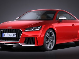 Audi TT RS 2017 Model 3D