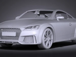 ऑडी टीटी आरएस 2017 3D मॉडल