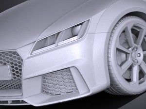 Audi TT RS 2017 Modelo 3D