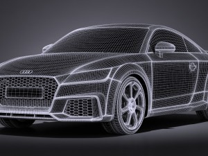 Audi TT RS 2017 Modelo 3D