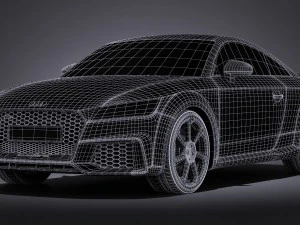 ऑडी टीटी आरएस 2017 3D मॉडल