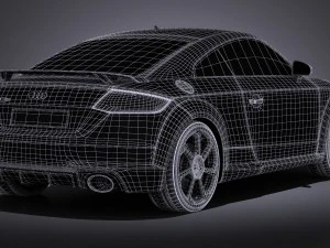 ऑडी टीटी आरएस 2017 3D मॉडल