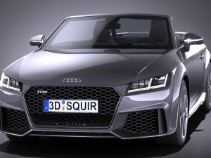 Audi TT RS Roadster 2017 3D मॉडल