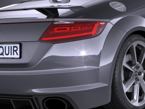 Audi TT RS Roadster 2017 3D मॉडल