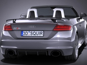 Audi TT RS Roadster 2017 3D मॉडल