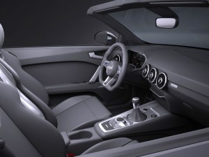 Audi TT RS Roadster 2017 3D मॉडल
