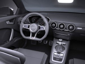 Audi TT RS Roadster 2017 3D मॉडल
