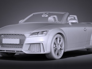 Audi TT RS Roadster 2017 3D मॉडल