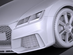 Audi TT RS Roadster 2017 3D मॉडल