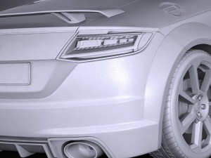 Audi TT RS Roadster 2017 3D मॉडल