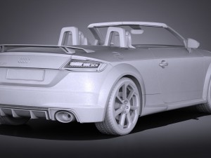 Audi TT RS Roadster 2017 3D मॉडल