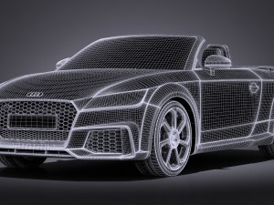 Audi TT RS Roadster 2017 3D मॉडल