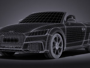 Audi TT RS Roadster 2017 3D मॉडल