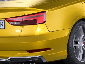 Audi S3 2017 cabriolet Model 3D