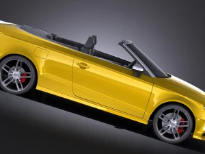 Audi S3 2017 cabriolet 3D Model