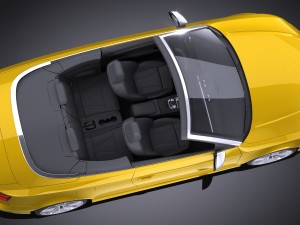 Audi S3 2017 cabriolet Model 3D