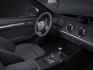 Audi S3 2017 cabriolet Model 3D