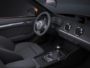 Audi S3 2017 cabriolet 3D Model