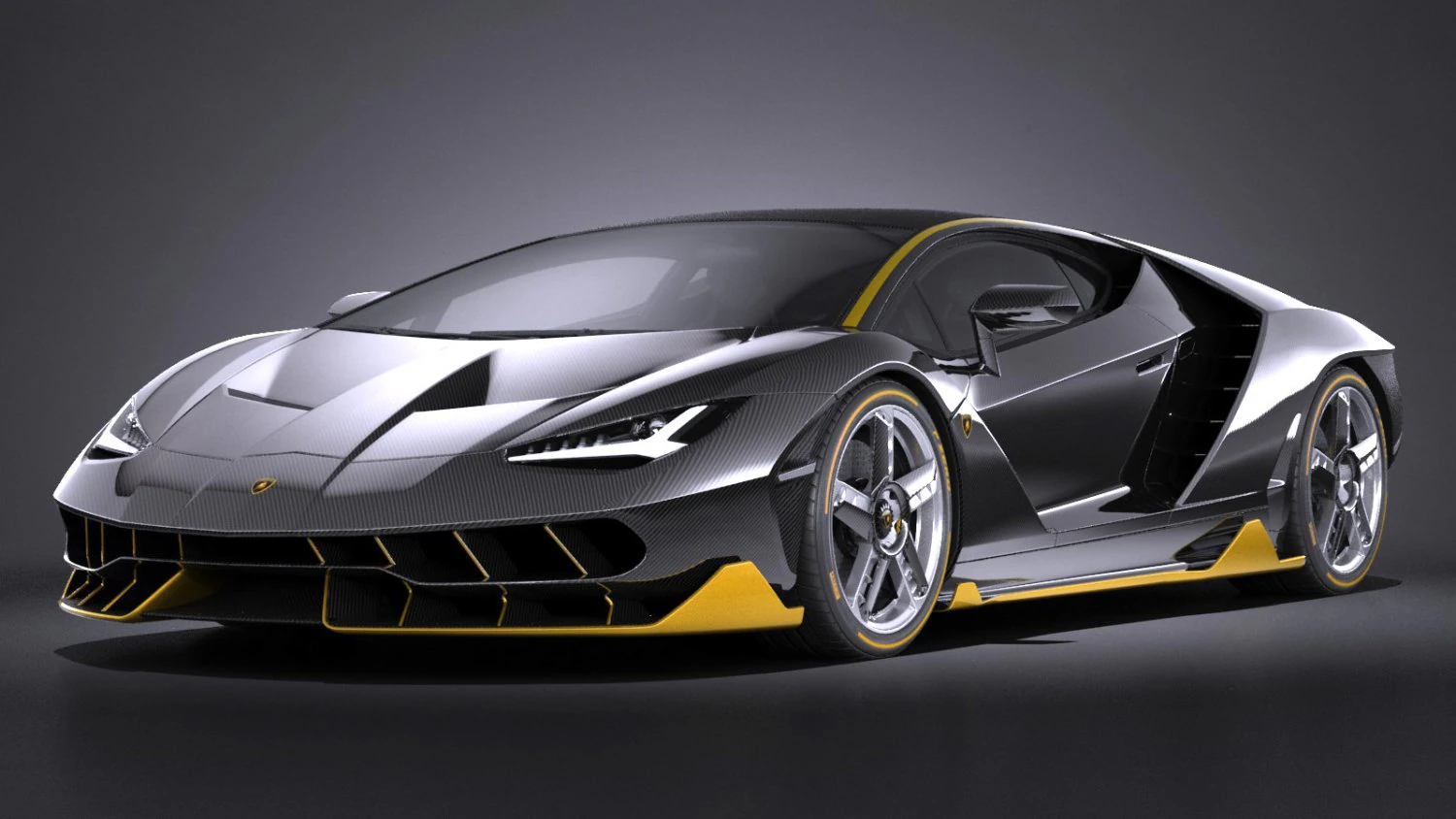 Centenario LP 770-4 2017 3D Model .c4d .max .obj .3ds .fbx .stl .blend 