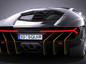 Centenario LP 770-4 2017 3D Model