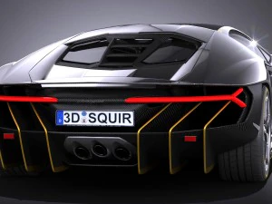 Centenario LP 770-4 2017 3D Model