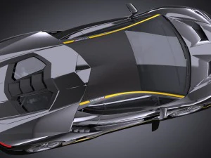 Centenario LP 770-4 2017 3D Model