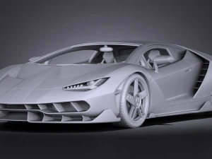 Centenario LP 770-4 2017 3D Model